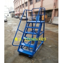 移動(dòng)登高梯，倉庫登高車